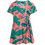 Superdry Mini Καλοκαιρινό Καθημερινό Φόρεμα Floral Κρουαζέ Ροζ W8011666A-2KO