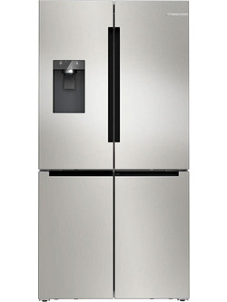 Bosch KFD96APEA Ψυγείο Ντουλάπα 574lt Full No Frost Υ183xΠ90.5xΒ73cm Inox