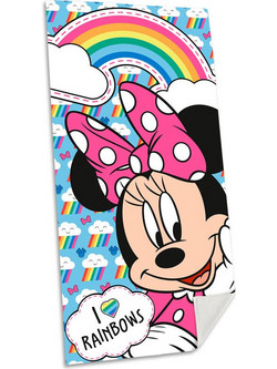 Disney Minnie Παιδική Πετσέτα Θαλάσσης Γαλάζια 70x140cm