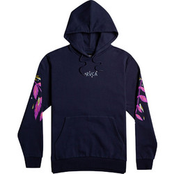 RVCA Ανδρικό Φούτερ με Κουκούλα & Τσέπες Navy Μπλε F1HORCRVF2-21