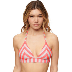 Superdry Bikini Top Τριγωνάκι Λευκό Κοραλί W3010395A-2U6