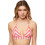 Superdry Bikini Top Τριγωνάκι Λευκό Κοραλί W3010395A-2U6