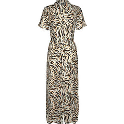 Vero Moda Midi Καλοκαιρινό Καθημερινό Φόρεμα Εκρού 10297365