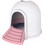 M-Pets Igloo Σπιτάκι Σκύλου Πλαστικό Λευκό Ροζ 45.7x43x60cm