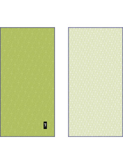Feel & Touch Πετσέτα Θαλάσσης Microfiber Lime 90x180cm