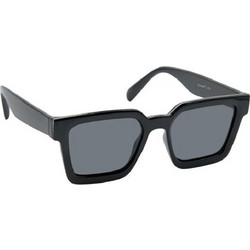 EyeLead L721 Ανδρικά Γυαλιά Ηλίου Τετράγωνα Κοκάλινα Μαύρα με Μαύρο Polarized Φακό