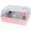 Ferplast Mini Duna Κλουβί για Χάμστερ Ροζ 55x39x27cm