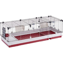 Ferplast Krolik 160 Κλουβί για Κουνέλια Κόκκινο 162x60x50cm