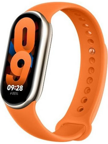 Xiaomi Λουράκι Σιλικόνης Orange (Smart Band 8)