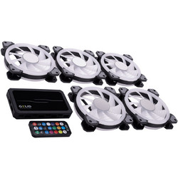 Gelid Amber 8 Pro Case Fan 120mm RGB με Σύνδεση 4-Pin PWM 5τμχ