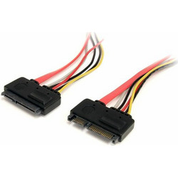 StarTech SATA22PEXT Καλώδιο Τροφοδοσίας 22-Pin SATA to 22-Pin SATA 0.3m Multicolor