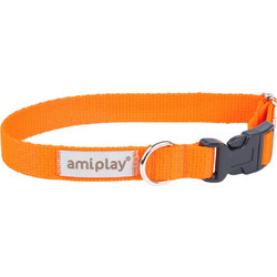 Amiplay Samba Κολάρο Σκύλου Πορτοκαλί 1.5x25-40cm