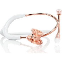 MDF Instruments Md One Pediatric Παιδιατρικό Καρδιολογικό Στηθοσκόπιο με Διπλό Κώδωνα White Rose Gold
