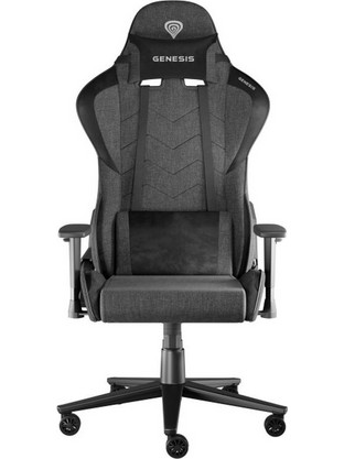 Genesis Nitro 550 G2 Gaslift Καρέκλα Gaming Υφασμάτινη με Ρυθμιζόμενα Μπράτσα Γκρι S0460584