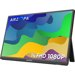 Arzopa A1S IPS Φορητό Monitor 14" 1920x1080 FHD 60Hz