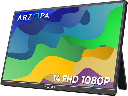 Arzopa A1S IPS Φορητό Monitor 14" 1920x1080 FHD 60Hz
