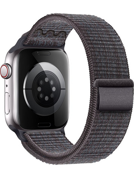 Hoco Watchband WA25 Λουράκι Υφασμάτινο Black / Blue (Apple Watch 38 / 40 / 41mm)