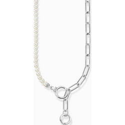 Thomas Sabo Γυναικείο Κολιέ Ασημί με Πέρλα KE2193-167-14