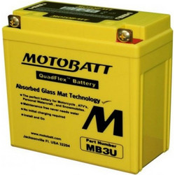 Motobatt Μπαταρία Μοτοσυκλέτας MB3U 50A 3.8Ah