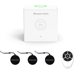 Powertech PT-1285 Ασύρματο Σύστημα Συναγερμού με 1 Σειρήνα, 1 Τηλεχειριστήριο, 3 Tag, Κέντρο (Wi-Fi)