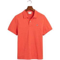 Gant Ανδρική Μπλούζα Polo Κοντομάνικη Κοραλί 3G2210-828