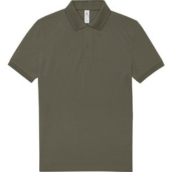 B&C Collection Ανδρική Μπλούζα Polo Κοντομάνικη Χακί PU426