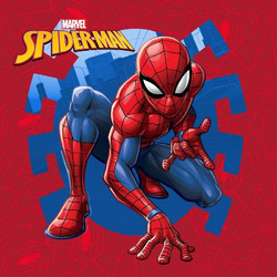 Marvel Spider-Man 71 Παιδική Πετσέτα Προσώπου / Χεριών 30x30cm Κόκκινη