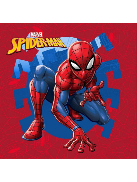 Marvel Spider-Man 71 Παιδική Πετσέτα Προσώπου / Χεριών 30x30cm Κόκκινη