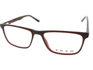 Enzo LS8043 C3 Ανδρικός Σκελετός Γυαλιών Οράσεως Κοκάλινος Καφέ