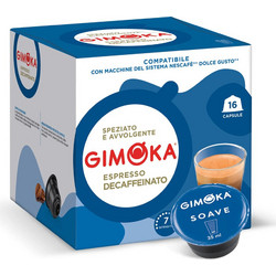 Gimoka Κάψουλες Decafeine Συμβατές με Μηχανή Dolce Gusto 16τμχ