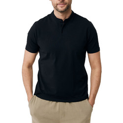Mexx Ανδρική Μπλούζα Polo Κοντομάνικη Μαύρη TU1414033M