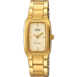 Casio Γυναικείο Ρολόι με Χρυσό Μεταλλικό Μπρασελέ LTP-1165PN-9CEF