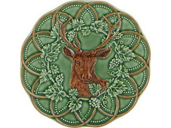 Bordallo Pinheiro Τάρανδος Woods Πιάτο Ρηχό Κεραμικό 15.5cm 5600413619681