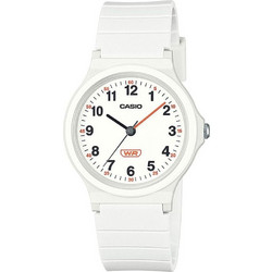 Casio Γυναικείο Ρολόι με Λευκό Λουράκι LQ-24B-7BEF