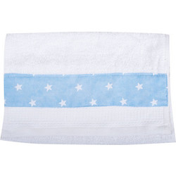 Figlio Bino Βρεφική Πετσέτα Προσώπου / Χεριών 50x29cm Γαλάζια