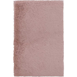 Βιοκαρπέτ Krolik Χαλί Ορθογώνιο Shaggy Γούνινο 135x190cm R07 Pink