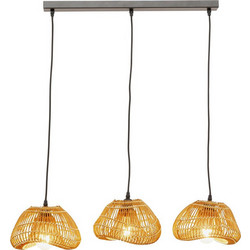 Kare Design Aloha Κρεμαστό Φωτιστικό Οροφής Τρίφωτο Μπεζ 56534