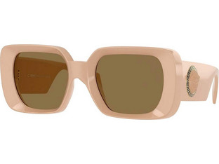 Versace VE4473U 8973 Γυναικεία Γυαλιά Ηλίου Τετράγωνα Κοκάλινα Ροζ με Καφέ Φακό