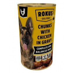 Rokus Chunks with Chicken in Gravy 24x410gr