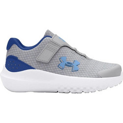 Under Armour Surge 4 AC Παιδικά Αθλητικά Παπούτσια για Τρέξιμο Γκρι Μπλε 3027105-101