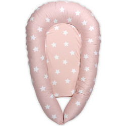 Lorelli Stars Pale Blush Βρεφικό Μαξιλάρι Φωλιά Υποαλλεργικό 110x70cm