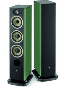 Focal Aria Evo X No2 Ζεύγος Ηχείων Hi-Fi Δαπέδου 250W 3 Δρόμων Moss Green High Gloss