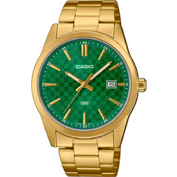 Casio Ανδρικό Ρολόι με Χρυσό Μεταλλικό Μπρασελέ MTP-VD03G-3A