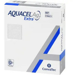 Convatec Aquacel Ag Extra Αποστειρωμένο Επίθεμα με Άργυρο 10x10cm 10τμχ