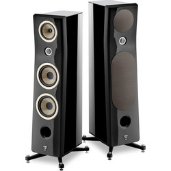 Focal Kanta No3 Ζεύγος Ηχείων Hi-Fi Δαπέδου 400W 3 Δρόμων Black Lacquer High Gloss