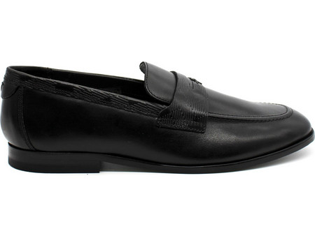 Ted Baker Ανδρικά Μοκασίνια Loafers Δερμάτινα Μαύρα 269465