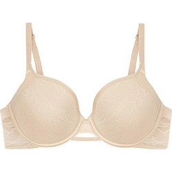 Triumph Airy Sensation Σουτιέν για Βαθύ Ντεκολτέ Push Up με Μπανέλα Μπεζ 10167696-00NZ
