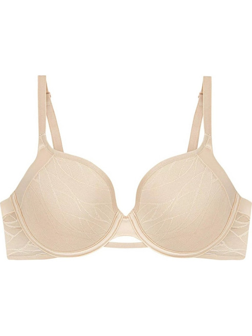 Triumph Airy Sensation Σουτιέν για Βαθύ Ντεκολτέ Push Up με Μπανέλα Μπεζ 10167696-00NZ