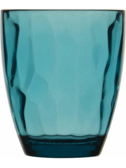 Marine Business Σετ Ποτήρια Νερού Πλαστικά Happy Turquoise Τιρκουάζ 6τμχ HAPPY-TURQUOISE