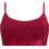 Calvin Klein Μπουστάκι χωρίς Μπανέλα Μπορντό 000QF6989E-XKG